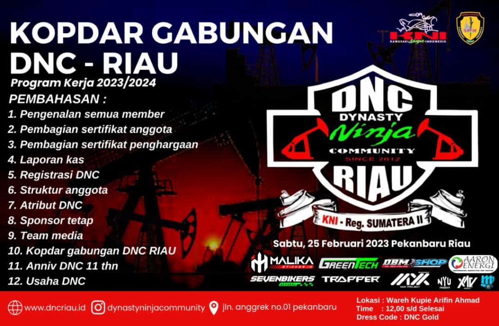 Kopdar Gabungan DNC Riau di Pekanbaru
